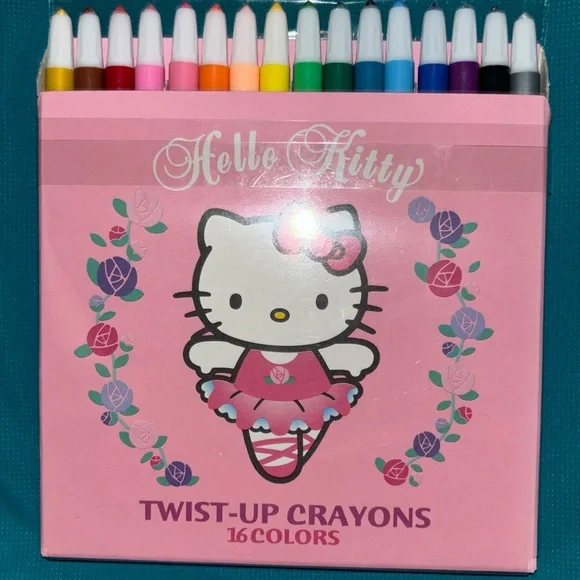 Hello Kitty Twist up Crayons “Ballerina Sanrio 2001” - Picture 2 of 5